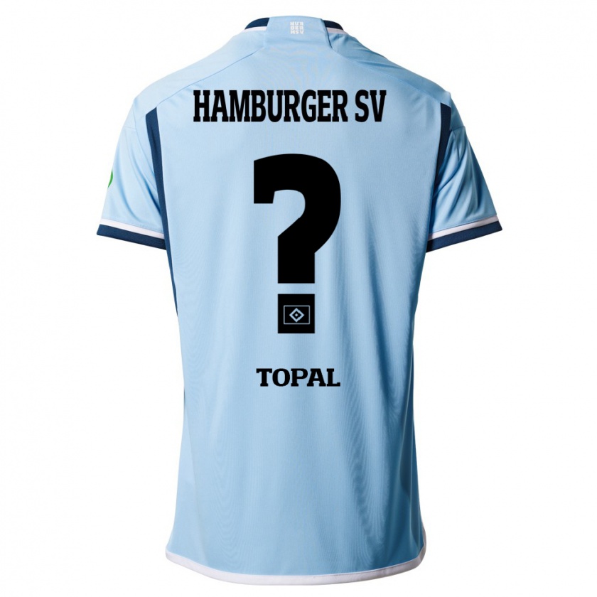 Kandiny Kinder Murat Topal #0 Blau Auswärtstrikot Trikot 2023/24 T-Shirt