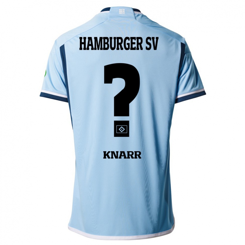 Kandiny Kinder Dennis Knarr #0 Blau Auswärtstrikot Trikot 2023/24 T-Shirt