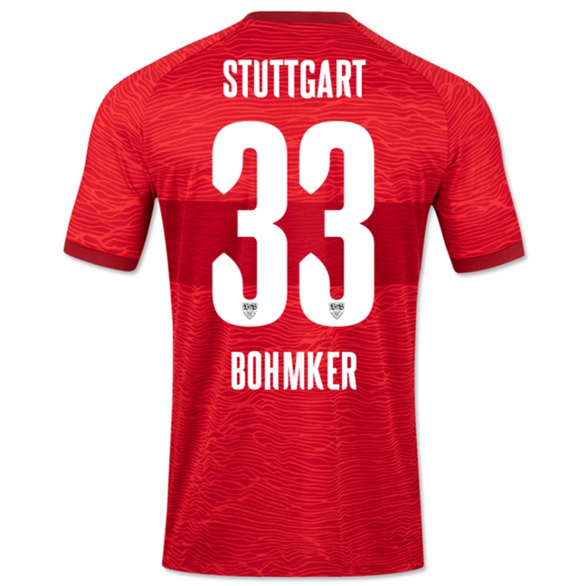 Kandiny Kinder Finn Böhmker #33 Rot Auswärtstrikot Trikot 2023/24 T-Shirt