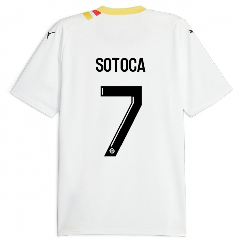 Kandiny Kinder Florian Sotoca #7 Schwarz Auswärtstrikot Trikot 2023/24 T-Shirt