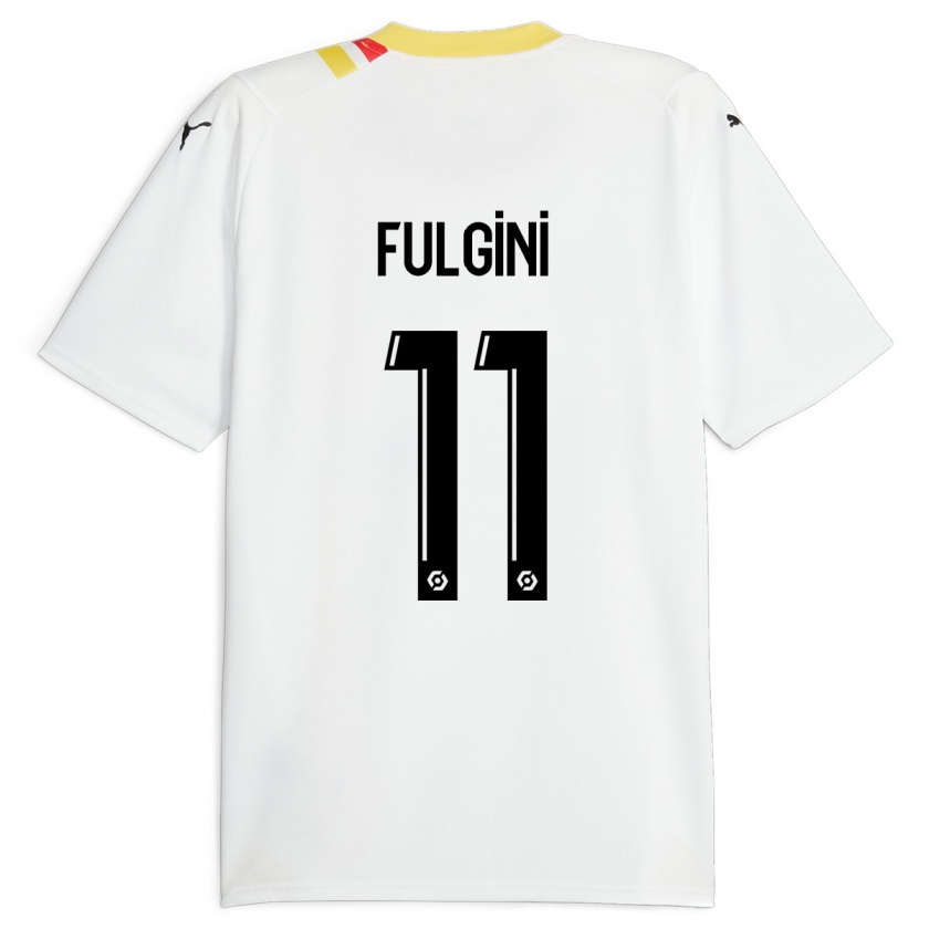 Kandiny Kinder Angelo Fulgini #11 Schwarz Auswärtstrikot Trikot 2023/24 T-Shirt