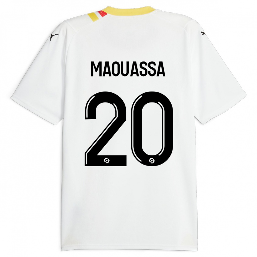 Kandiny Kinder Faitout Maouassa #20 Schwarz Auswärtstrikot Trikot 2023/24 T-Shirt