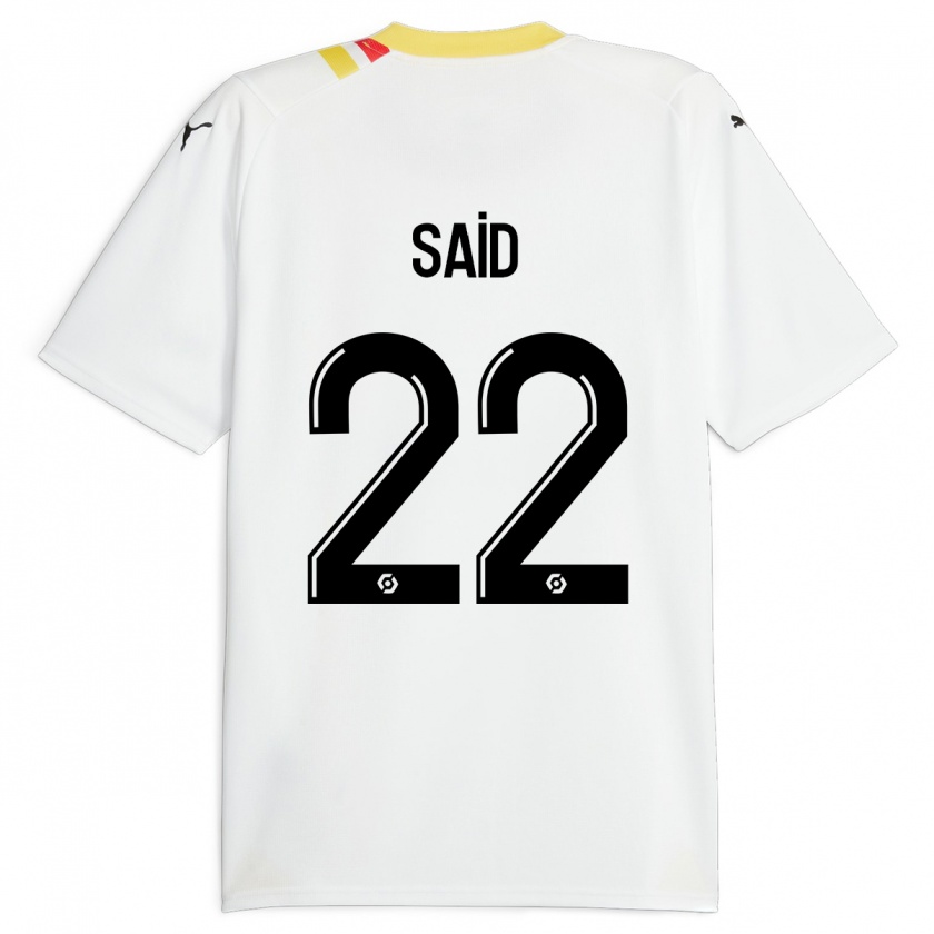 Kandiny Kinder Wesley Saïd #22 Schwarz Auswärtstrikot Trikot 2023/24 T-Shirt