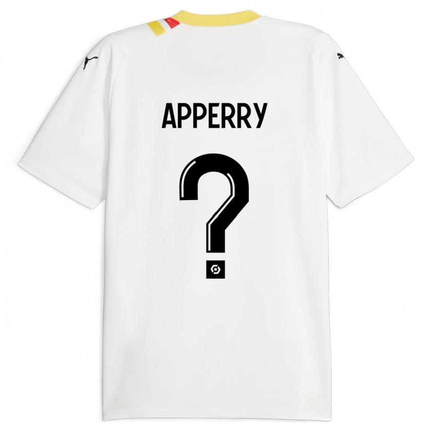 Kandiny Kinder Marceau Apperry #0 Schwarz Auswärtstrikot Trikot 2023/24 T-Shirt