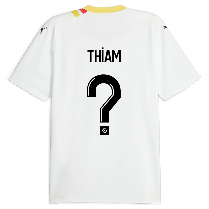 Kandiny Kinder Mamadou Thiam #0 Schwarz Auswärtstrikot Trikot 2023/24 T-Shirt