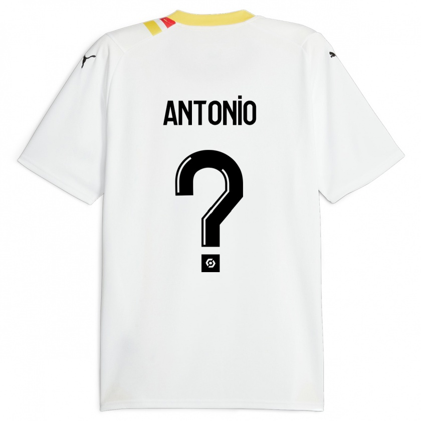 Kandiny Kinder Kyllian Antonio #0 Schwarz Auswärtstrikot Trikot 2023/24 T-Shirt