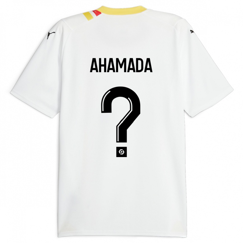 Kandiny Kinder Nelson Ahamada #0 Schwarz Auswärtstrikot Trikot 2023/24 T-Shirt