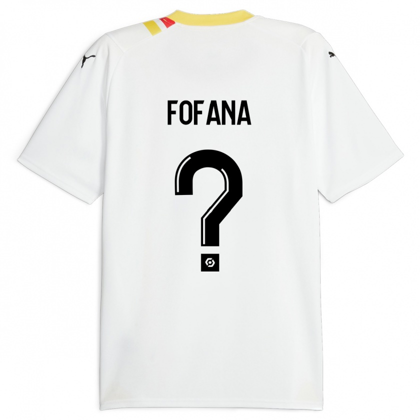 Kandiny Kinder Rayan Fofana #0 Schwarz Auswärtstrikot Trikot 2023/24 T-Shirt