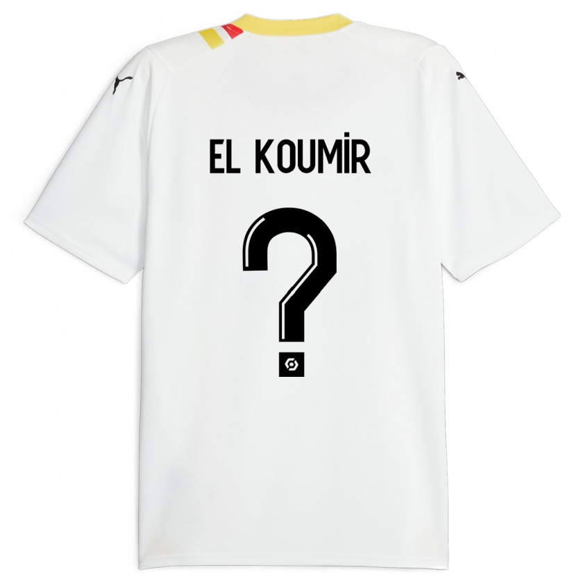 Kandiny Kinder Kaïna El Koumir #0 Schwarz Auswärtstrikot Trikot 2023/24 T-Shirt