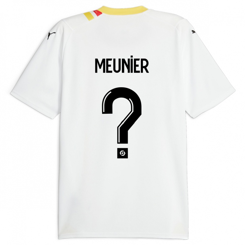 Kandiny Kinder Emma Meunier #0 Schwarz Auswärtstrikot Trikot 2023/24 T-Shirt