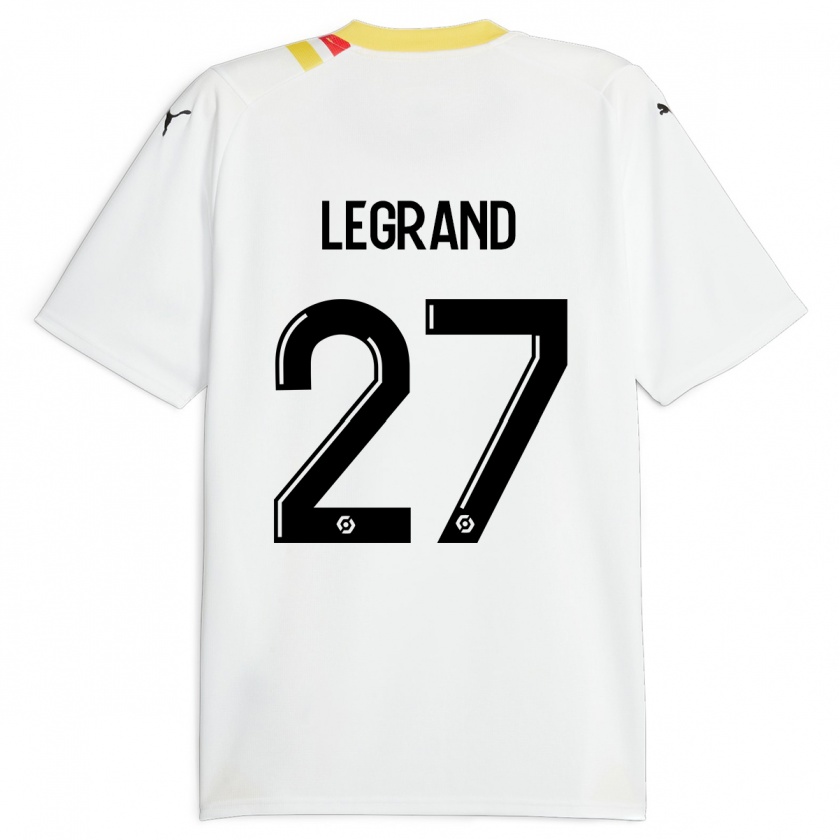 Kandiny Kinder Bérénice Legrand #27 Schwarz Auswärtstrikot Trikot 2023/24 T-Shirt