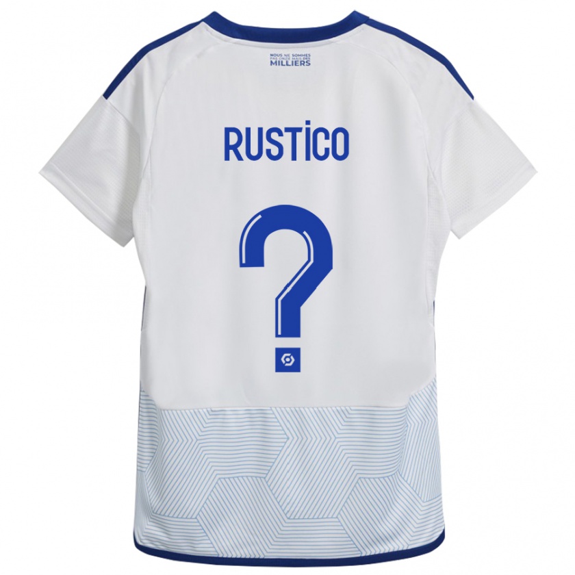 Kandiny Kinder Dylan Rustico #0 Weiß Auswärtstrikot Trikot 2023/24 T-Shirt