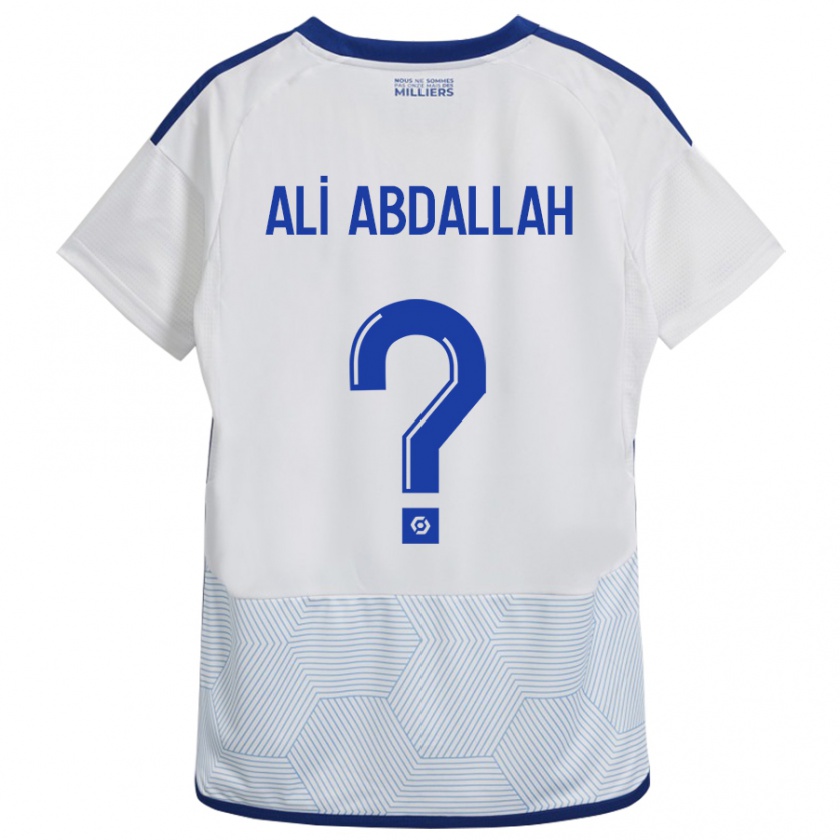 Kandiny Kinder Aboubacar Ali Abdallah #0 Weiß Auswärtstrikot Trikot 2023/24 T-Shirt