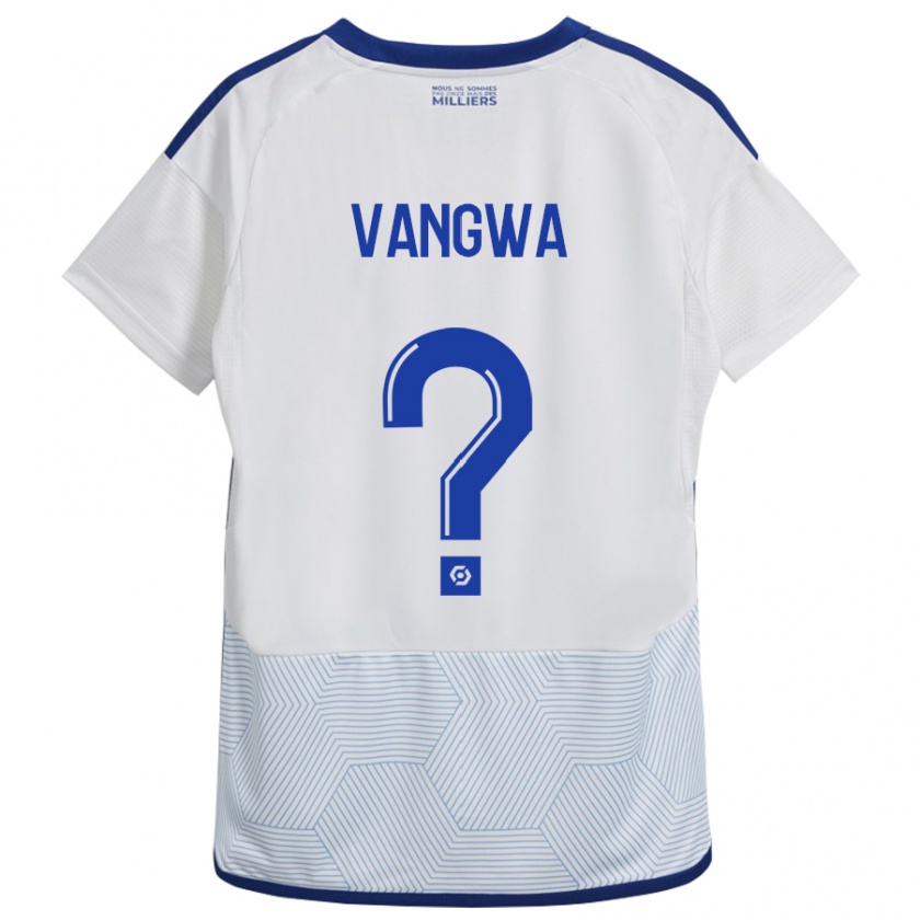 Kandiny Kinder Jilva Vangwa #0 Weiß Auswärtstrikot Trikot 2023/24 T-Shirt