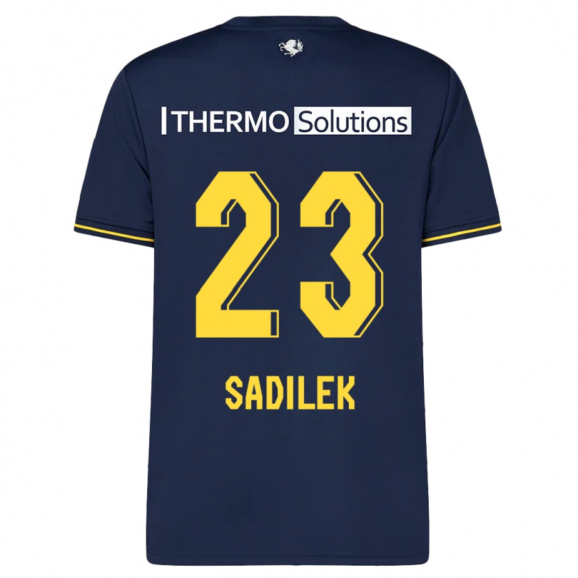 Kandiny Kinder Michal Sadilek #23 Marine Auswärtstrikot Trikot 2023/24 T-Shirt