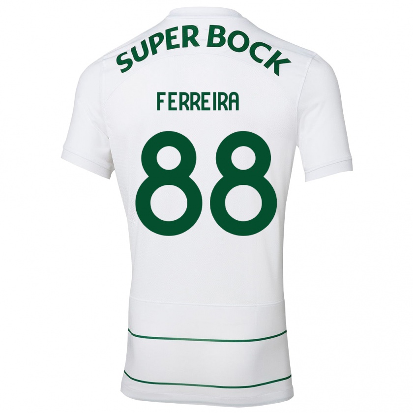 Kandiny Kinder Tiago Ferreira #88 Weiß Auswärtstrikot Trikot 2023/24 T-Shirt