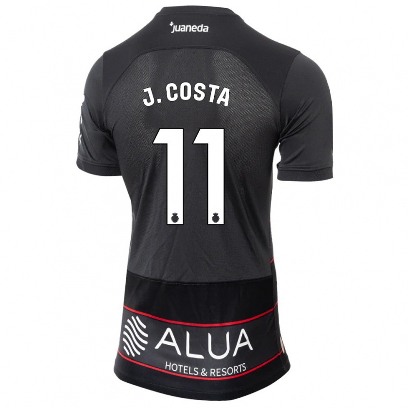 Kandiny Kinder Jaume Costa #11 Schwarz Auswärtstrikot Trikot 2023/24 T-Shirt