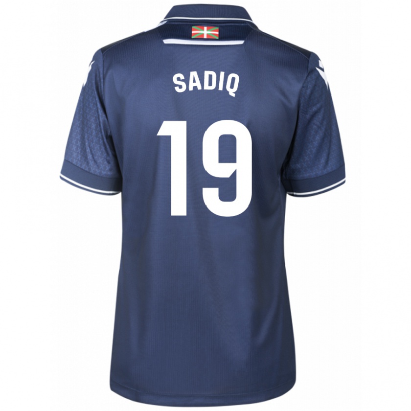 Kandiny Kinder Umar Sadiq #19 Marine Auswärtstrikot Trikot 2023/24 T-Shirt