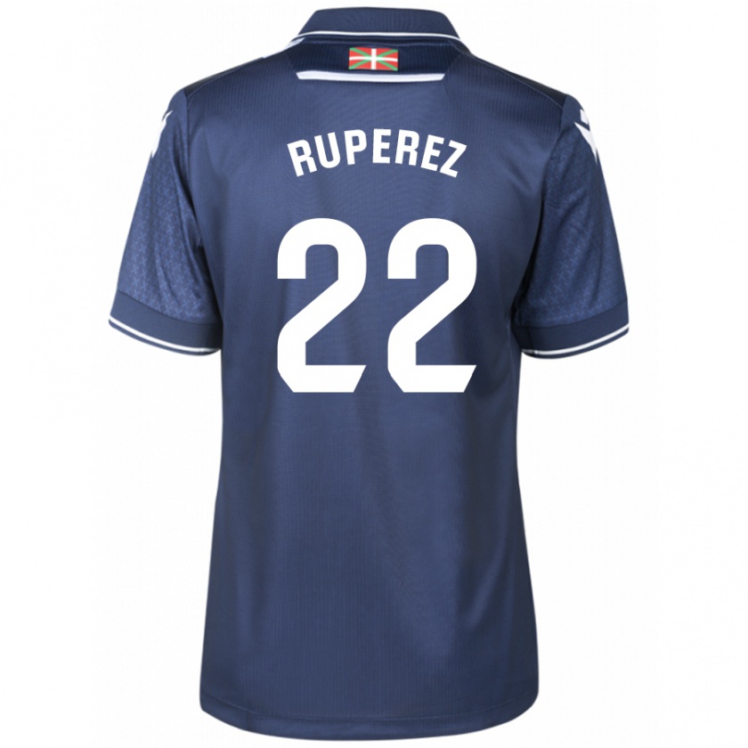 Kandiny Kinder Iñaki Rupérez #22 Marine Auswärtstrikot Trikot 2023/24 T-Shirt