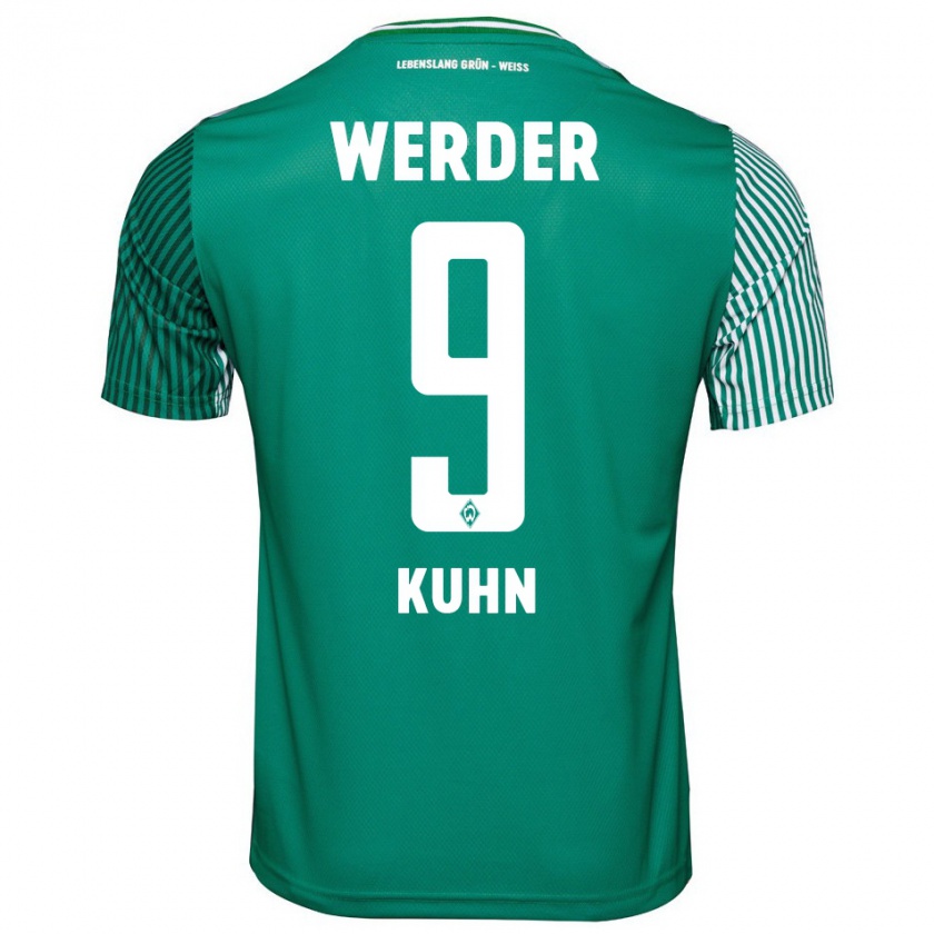 Kandiny Herren Philipp Kühn #9 Grün Heimtrikot Trikot 2023/24 T-Shirt