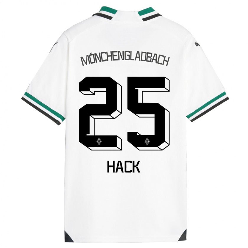 Kandiny Herren Robin Hack #25 Weiß Grün Heimtrikot Trikot 2023/24 T-Shirt