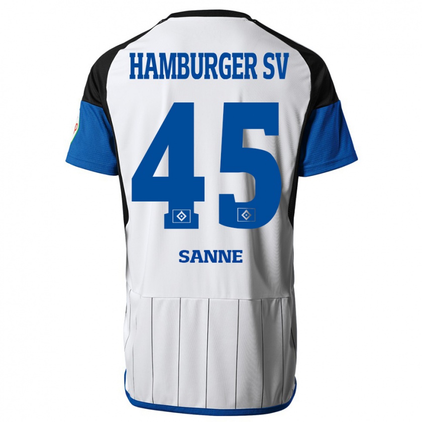 Kandiny Herren Tom Sanne #45 Weiß Heimtrikot Trikot 2023/24 T-Shirt