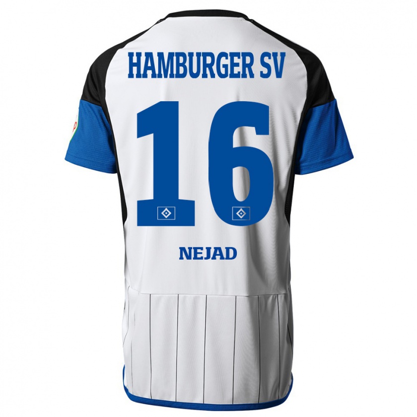 Kandiny Herren Milad Nejad #16 Weiß Heimtrikot Trikot 2023/24 T-Shirt