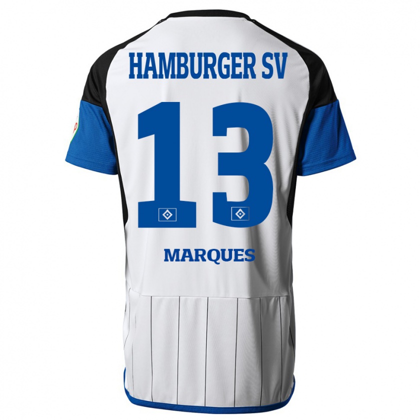 Kandiny Herren Alex Da Graca Marques #13 Weiß Heimtrikot Trikot 2023/24 T-Shirt