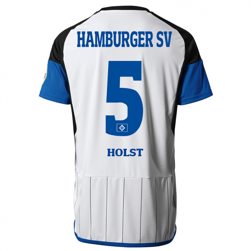 Kandiny Herren Evelyn Holst #5 Weiß Heimtrikot Trikot 2023/24 T-Shirt