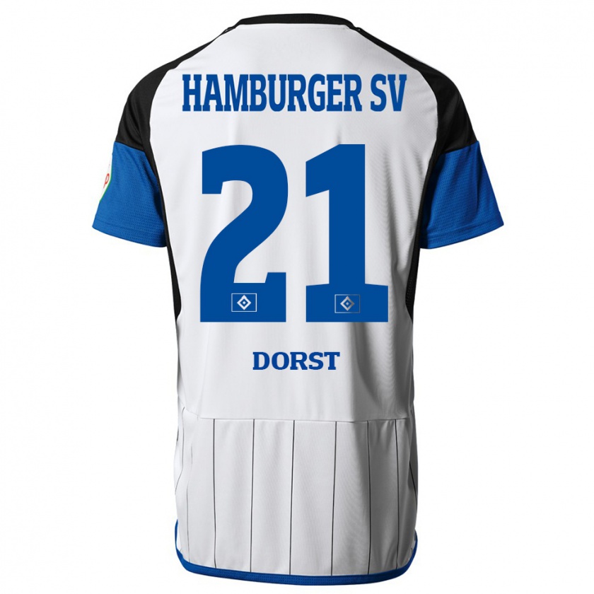 Kandiny Herren Dana Dorst #21 Weiß Heimtrikot Trikot 2023/24 T-Shirt