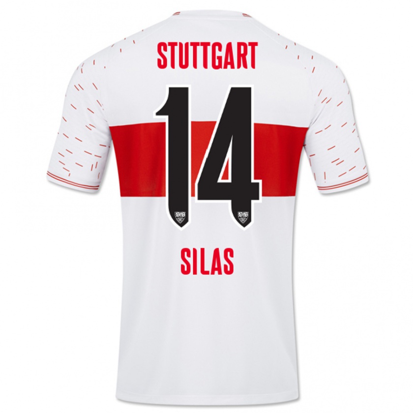 Kandiny Herren Silas #14 Weiß Heimtrikot Trikot 2023/24 T-Shirt