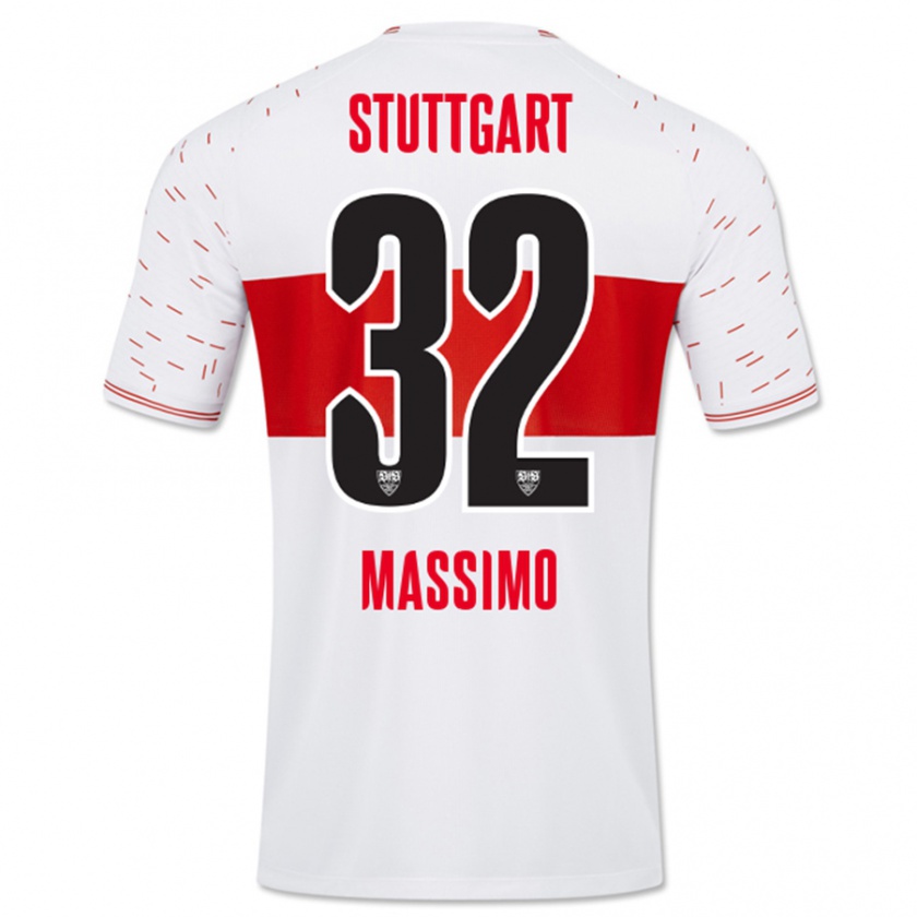 Kandiny Herren Roberto Massimo #32 Weiß Heimtrikot Trikot 2023/24 T-Shirt