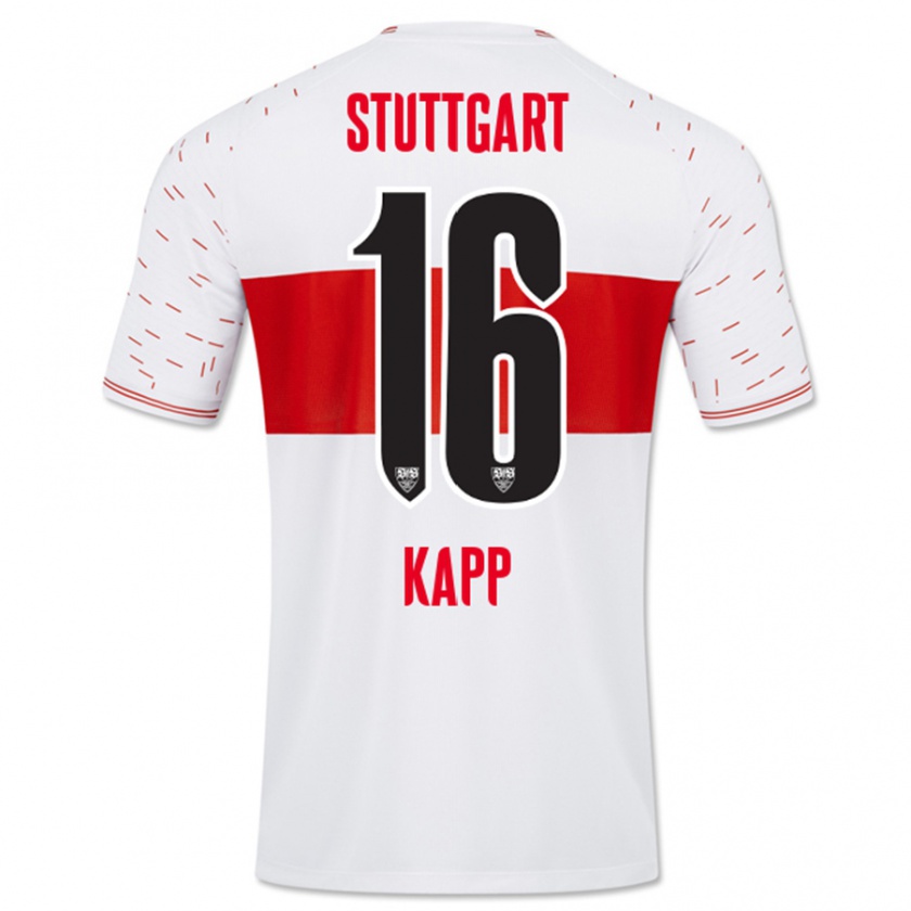 Kandiny Herren Patrick Kapp #16 Weiß Heimtrikot Trikot 2023/24 T-Shirt