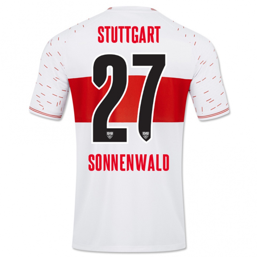 Kandiny Herren Lukas Sonnenwald #27 Weiß Heimtrikot Trikot 2023/24 T-Shirt