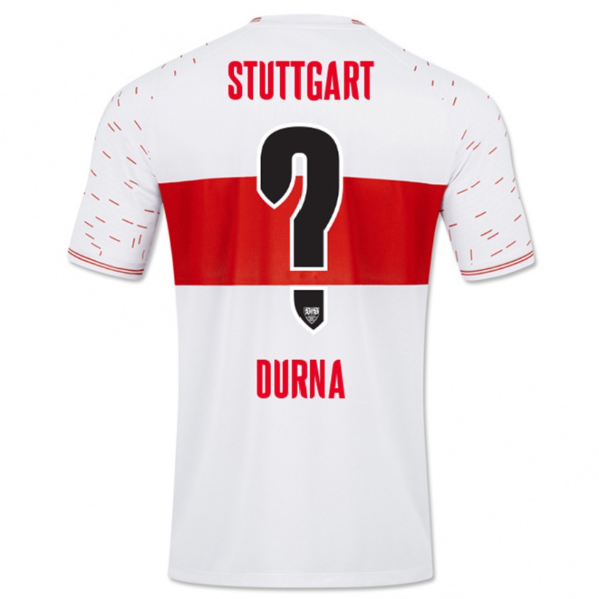 Kandiny Herren Tuncay Durna #0 Weiß Heimtrikot Trikot 2023/24 T-Shirt