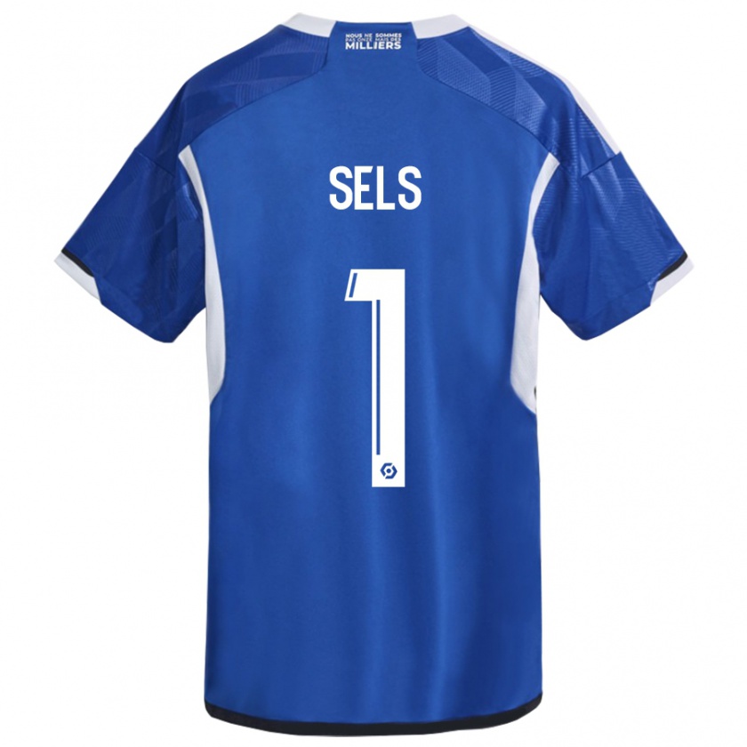 Kandiny Herren Matz Sels #1 Blau Heimtrikot Trikot 2023/24 T-Shirt