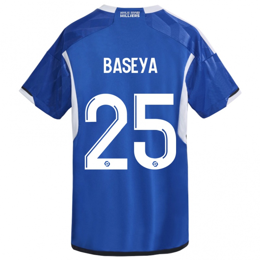 Kandiny Herren Steven Baseya #25 Blau Heimtrikot Trikot 2023/24 T-Shirt