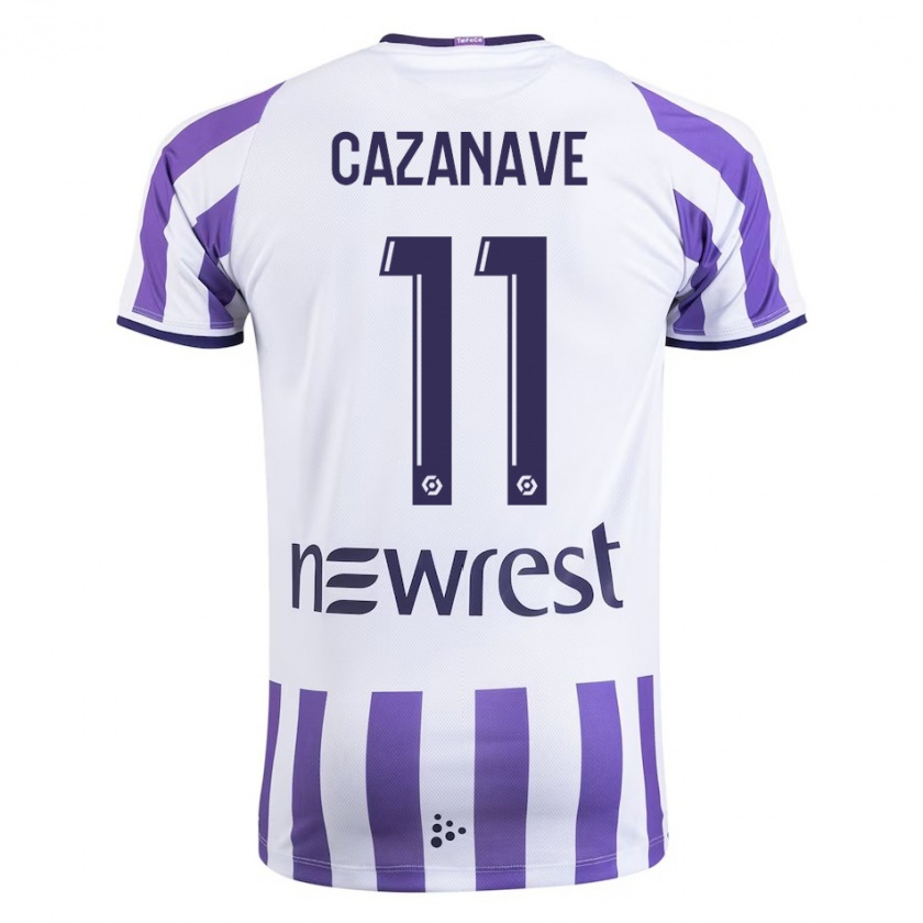 Kandiny Herren Julie Cazanave #11 Weiß Heimtrikot Trikot 2023/24 T-Shirt