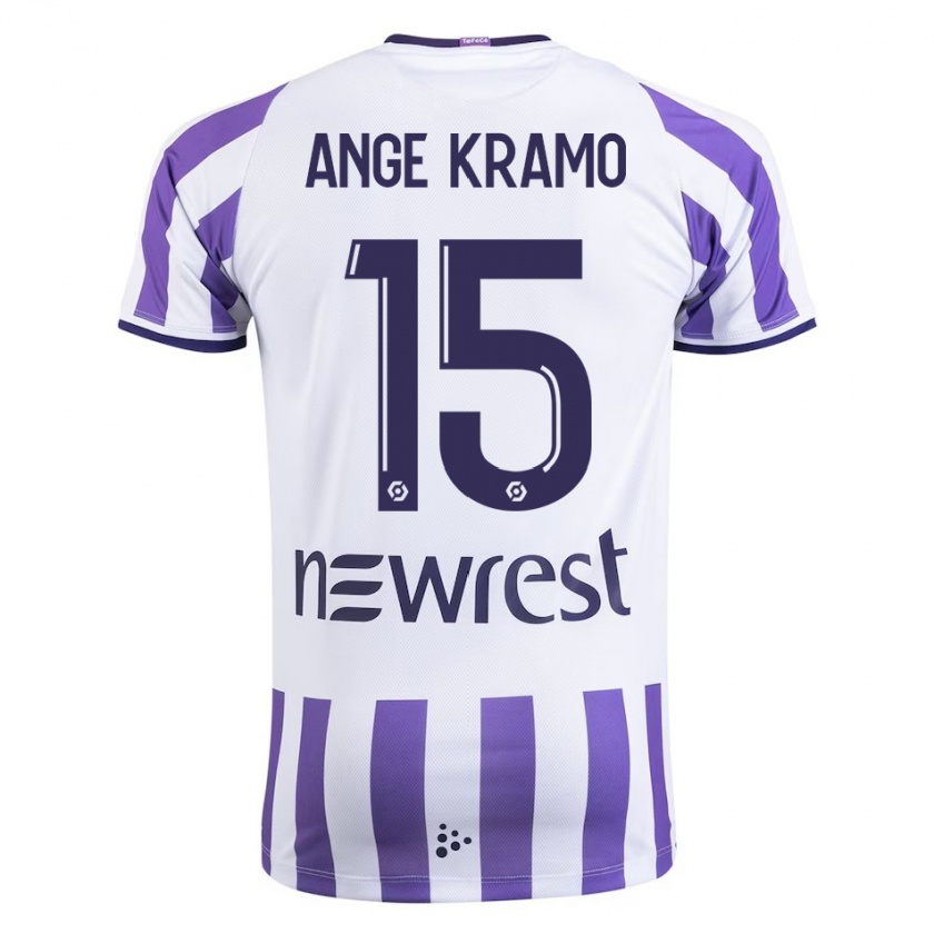 Kandiny Herren Marie Ange Kramo #15 Weiß Heimtrikot Trikot 2023/24 T-Shirt