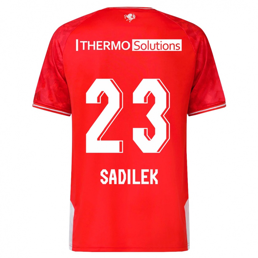 Kandiny Herren Michal Sadilek #23 Rot Heimtrikot Trikot 2023/24 T-Shirt