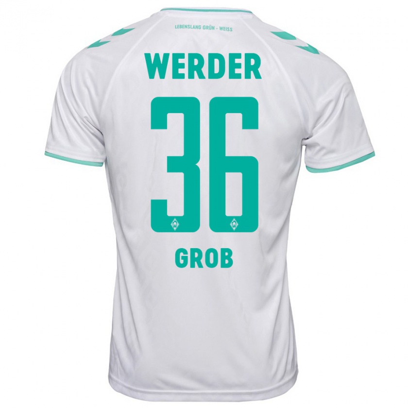 Kandiny Herren Christian Groß #36 Weiß Auswärtstrikot Trikot 2023/24 T-Shirt