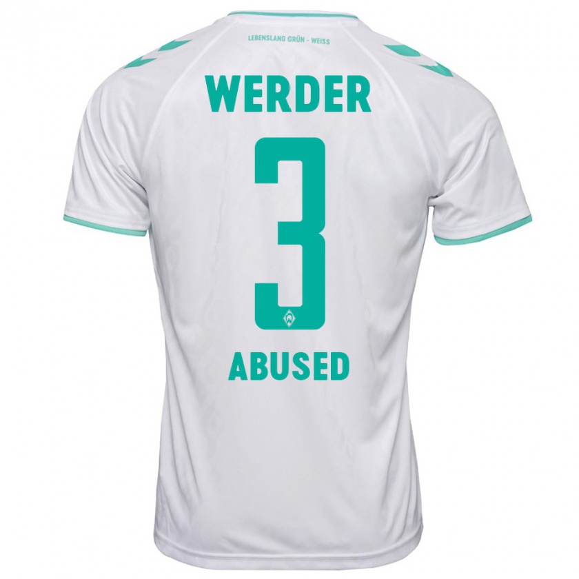 Kandiny Herren Dlges Abused #3 Weiß Auswärtstrikot Trikot 2023/24 T-Shirt