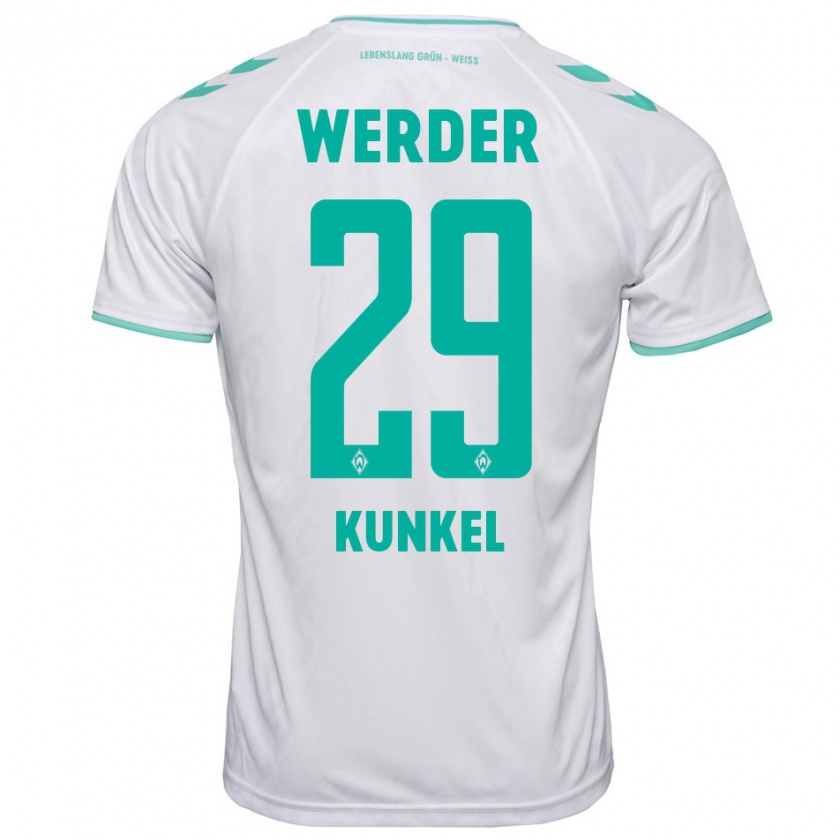 Kandiny Herren Melina Kunkel #29 Weiß Auswärtstrikot Trikot 2023/24 T-Shirt