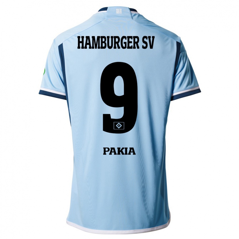 Kandiny Herren Ware Pakia #9 Blau Auswärtstrikot Trikot 2023/24 T-Shirt