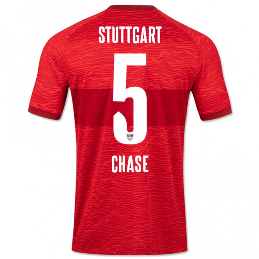 Kandiny Herren Anrie Chase #5 Rot Auswärtstrikot Trikot 2023/24 T-Shirt