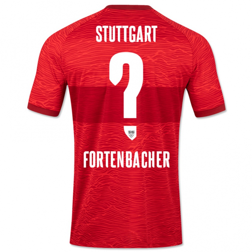 Kandiny Herren Jannik Fortenbacher #0 Rot Auswärtstrikot Trikot 2023/24 T-Shirt