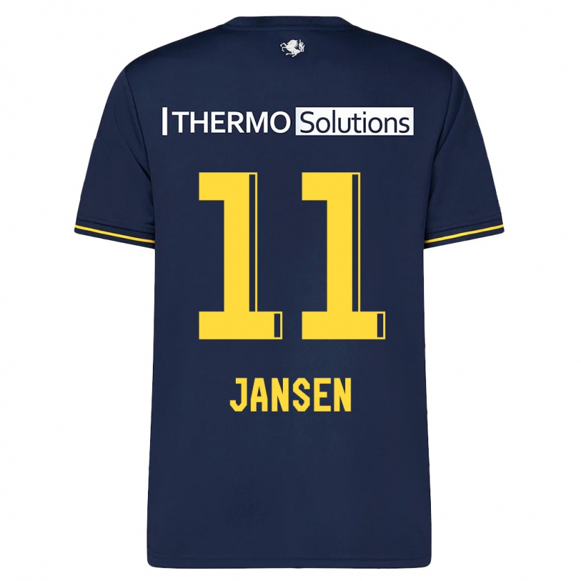 Kandiny Herren Renate Jansen #11 Marine Auswärtstrikot Trikot 2023/24 T-Shirt