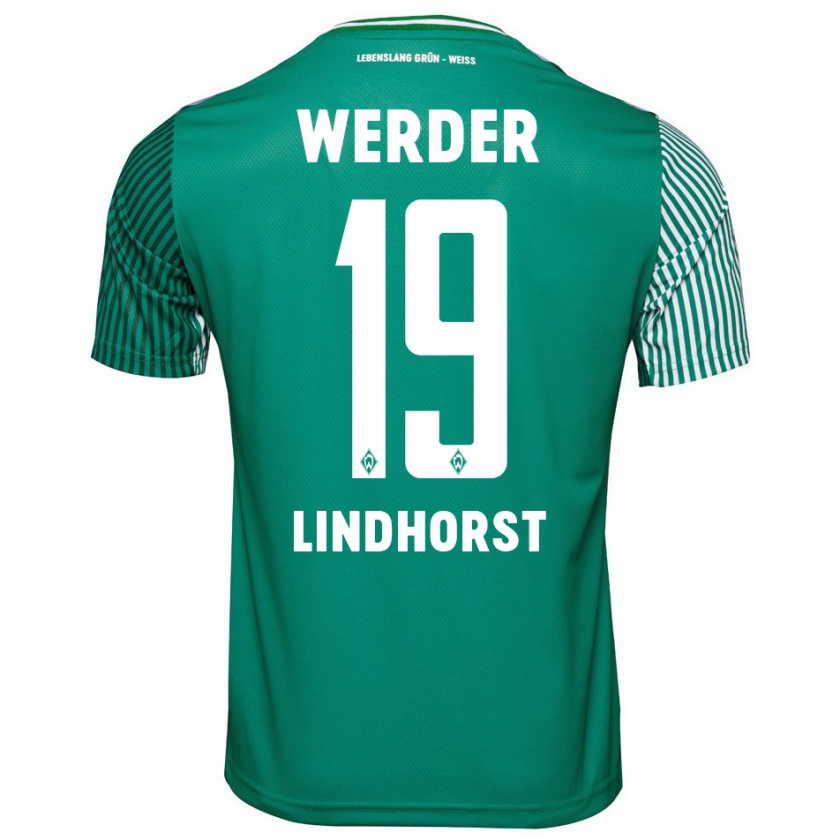 Kandiny Damen Jerrit Lindhorst #19 Grün Heimtrikot Trikot 2023/24 T-Shirt