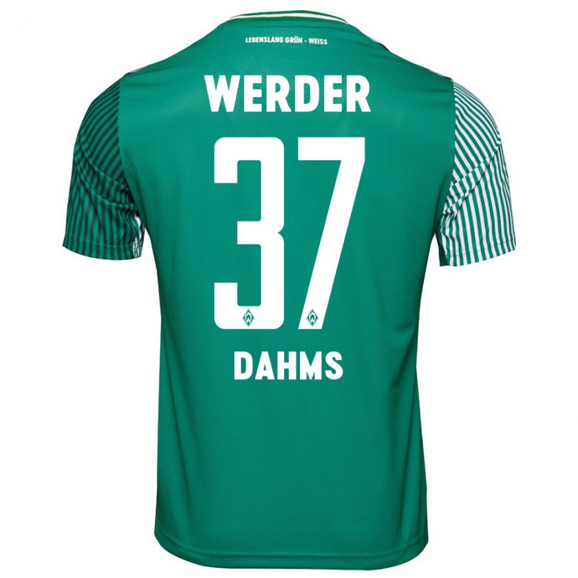 Kandiny Damen Lena Dahms #37 Grün Heimtrikot Trikot 2023/24 T-Shirt