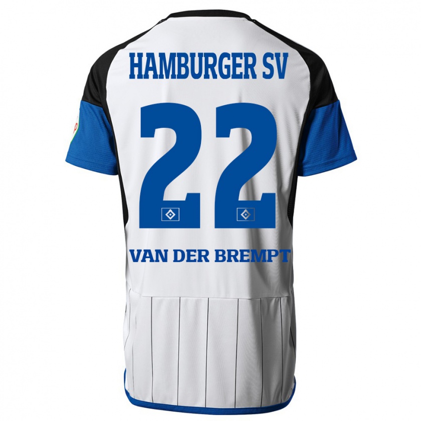 Kandiny Damen Ignace Van Der Brempt #22 Weiß Heimtrikot Trikot 2023/24 T-Shirt